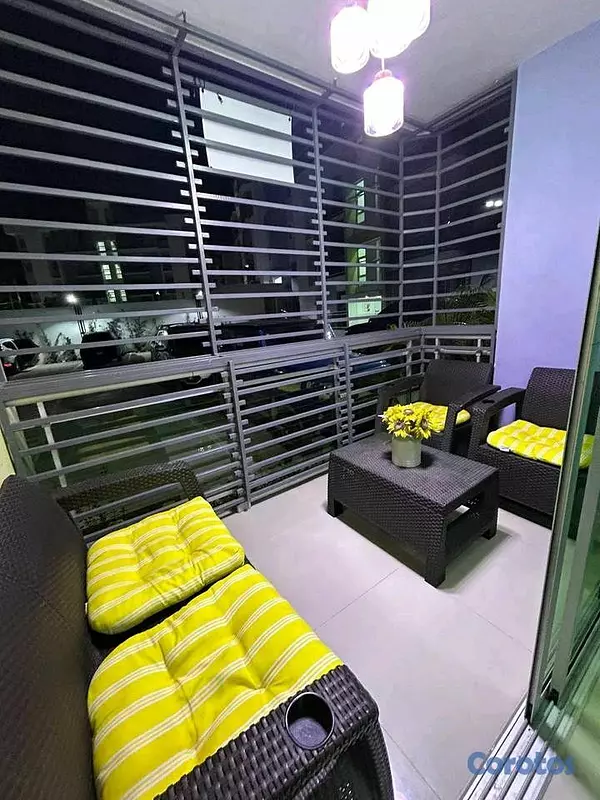 apartamentos - apartamento primer piso con patio en Jacobo Majluta,  construcción en block  6