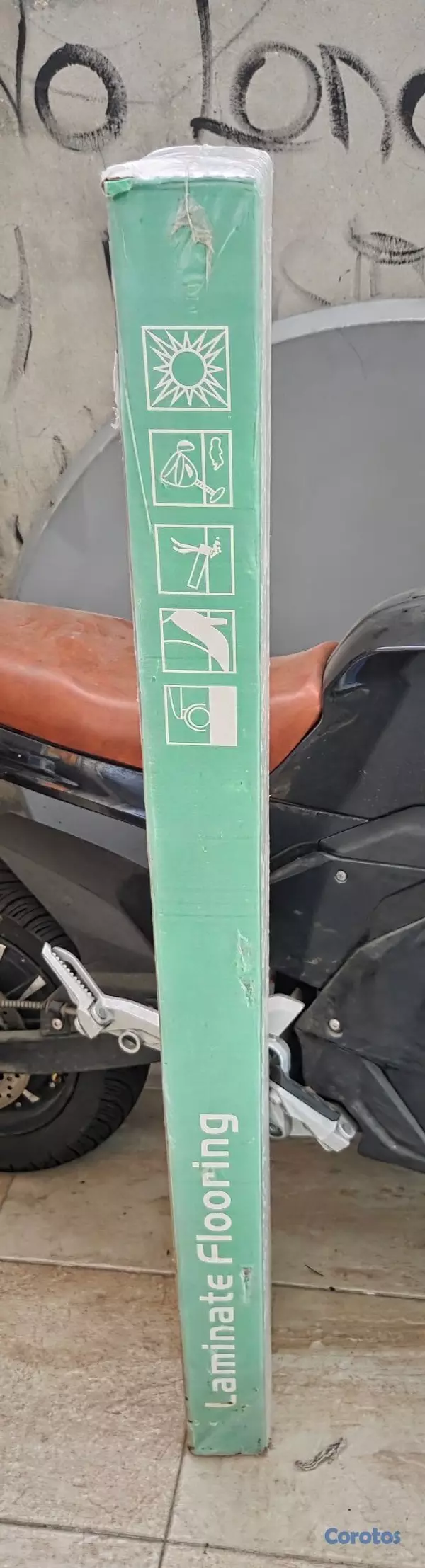 decoración y accesorios - Caja de piso laminado de vinil (10 unidades) 2