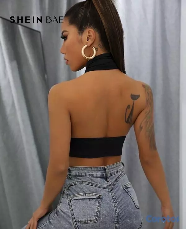 ropa para mujer - camisa camiseta crop top mujer🛍️ 4