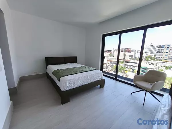apartamentos - alquiló piantini amueblado una habitación torre de lujo Luxury 1.5 baños balcón  5