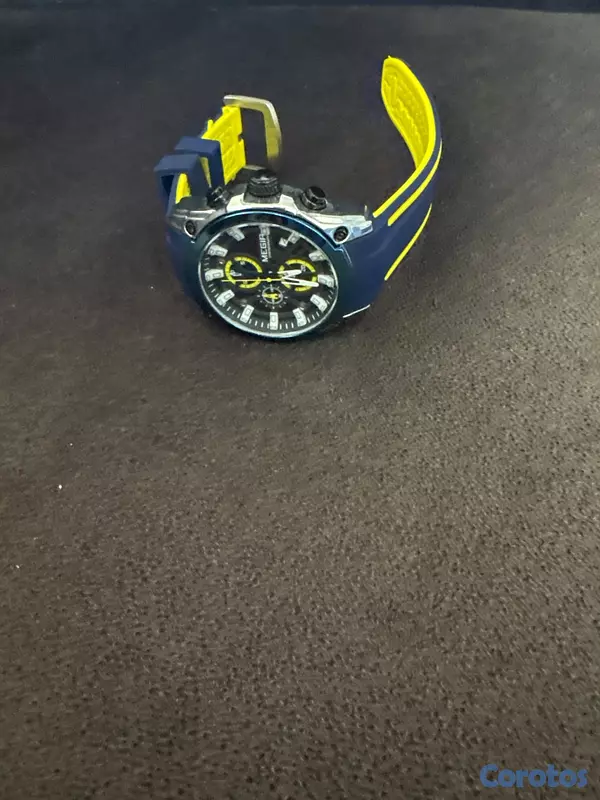 joyas, relojes y accesorios - Reloj amarillo azul 4