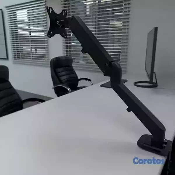 impresoras y scanners - SOPORTE KLIPX CON MECANISMO PARA MONITOR 17-27" NEGRO BRACKET SLIM CARGA 6.5KGS  3