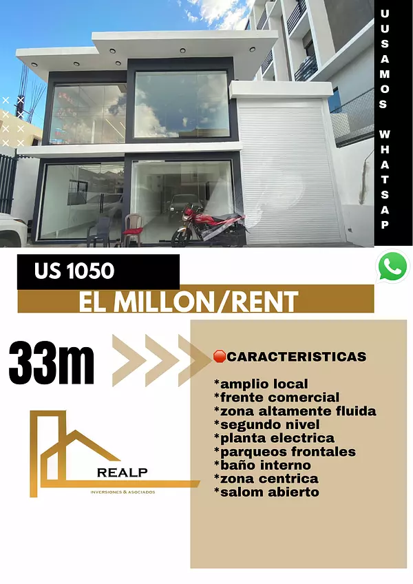 oficinas y locales comerciales - Local céntrico en el millon