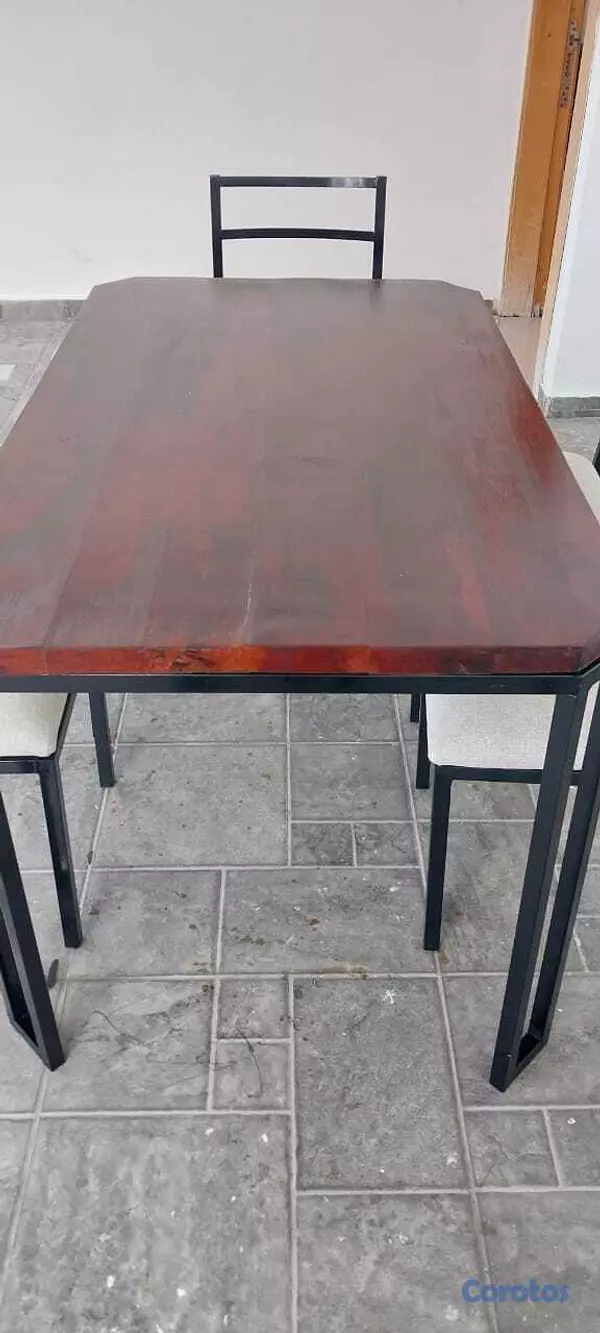 muebles y colchones - Juego de comedor moderno – como nuevo 4