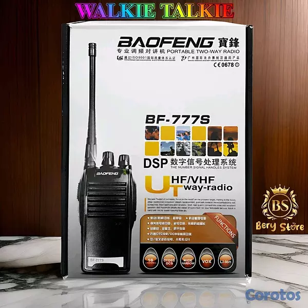 otros electronicos - WALKIE TALKIE (EL PAR) BF-777S | RADIO DE COMUNICACIÓN DE LARGO ALCANCE  2