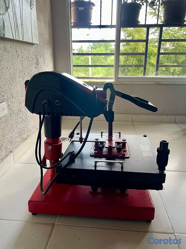 impresoras y scanners - Prensa Térmica MAX-600 6 en 1 Semi Nueva con Todos 2