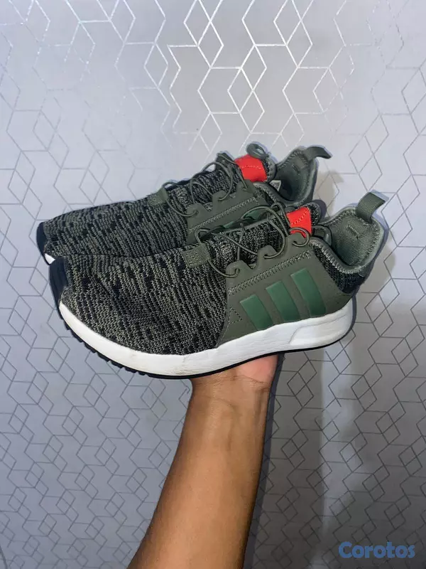 zapatos para hombre - Tenis Adidas originales – verde/negro estilo runni 7