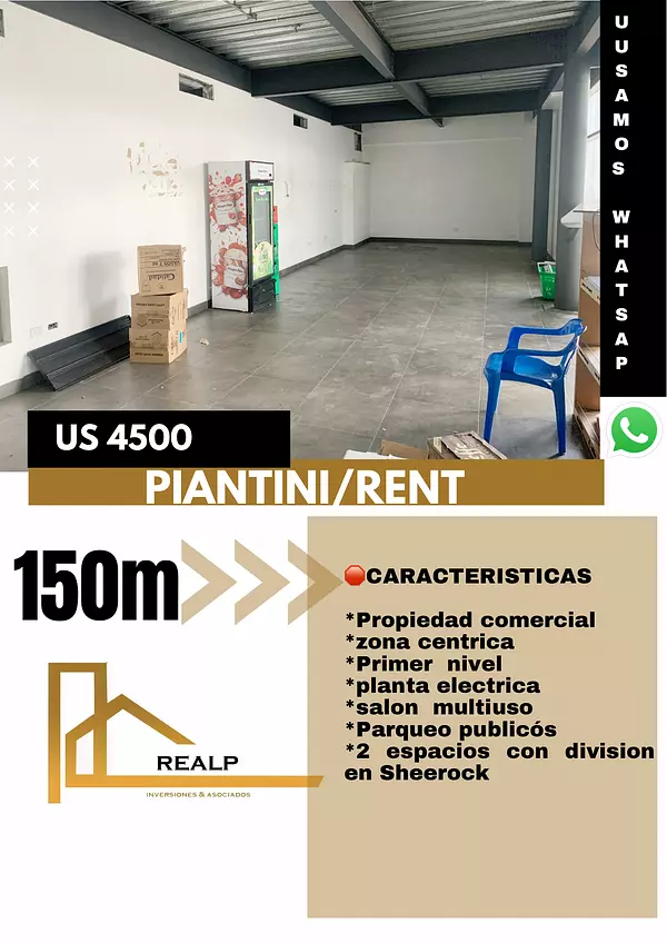 oficinas y locales comerciales - Local en Piantini  1