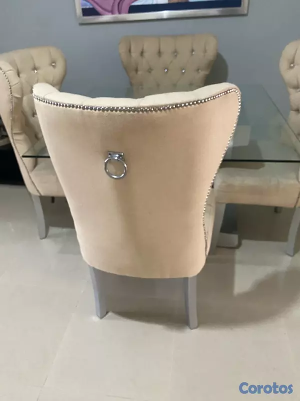 muebles y colchones - comedor 4 sillas como juego 9/10
 4