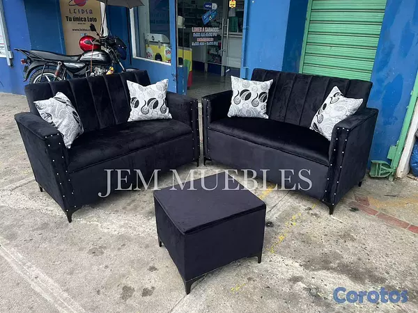 muebles y colchones - Juego de Muebles Perla 3