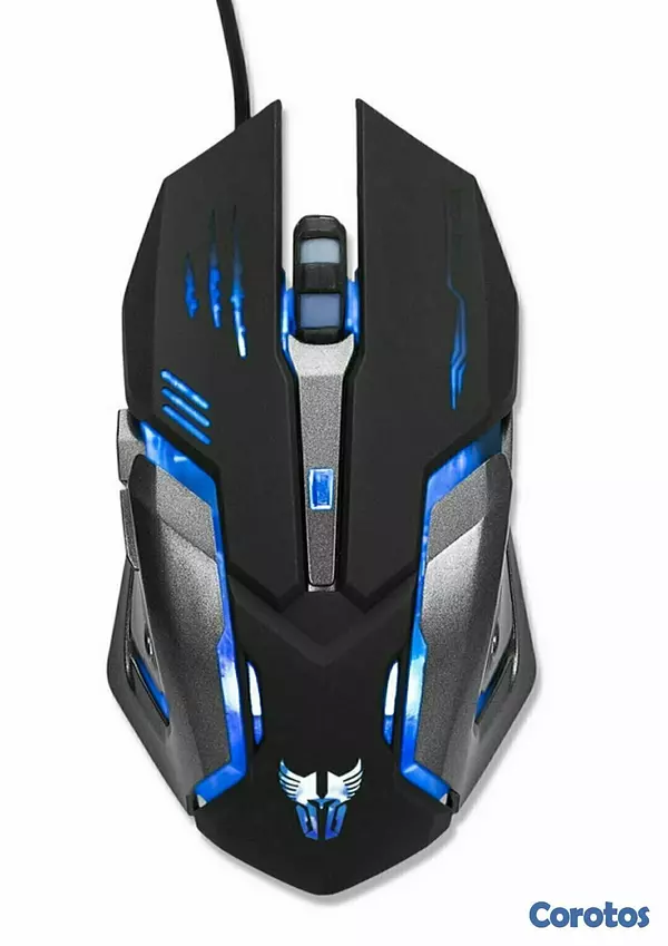 computadoras y laptops - MOUSE ARGOM USB GAMING COMBAT NEGRO, ARG-MS-2040BK.