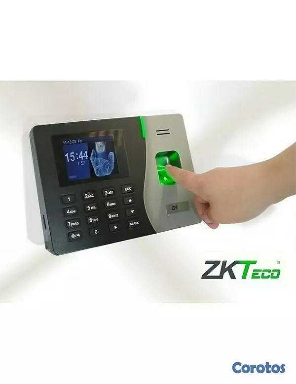 equipos profesionales - Reloj Biometrico Ponchador De Asistencia ZKTeco reloj digital de huellas. 10