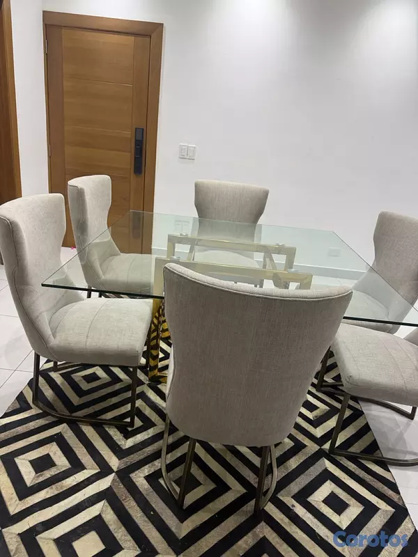 muebles y colchones - vendo comedor de 6 sillas de ilumel  2