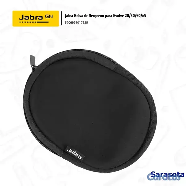 accesorios para electronica - Jabra Bolsa de Neopreno para Evolve 20/30/40/65