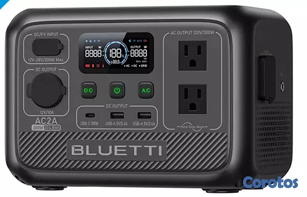 plantas e inversores - BLUETTI AC2A 300W 204Wh Portable  7