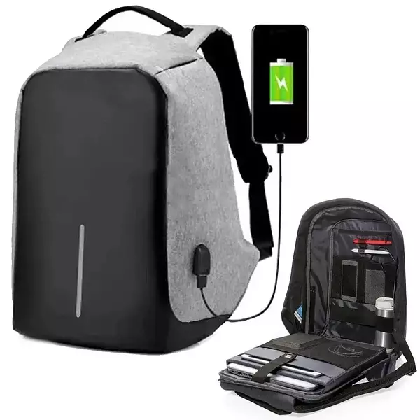 carteras y maletas - Mochila Morral Bulto multifuncional antirobo, para viaje, laptop, impermeable  3