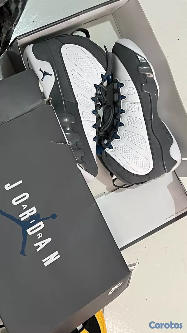 zapatos para hombre - Jordan 9 retro Flint grey 2026  100% originales 6