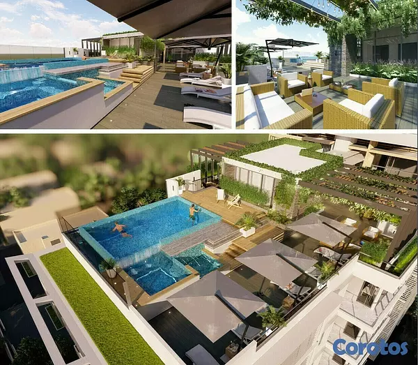 apartamentos - APARTAMENTOS DE 2 y 3 HABITACIONES, PH EN BELLA VISTA, AREAS SOCIAL PREMIUM. 2