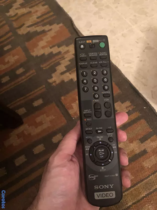 otros electronicos - vhs sony (para reparar o piezas) incluye control 2