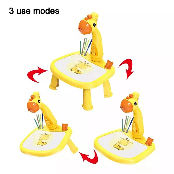 juguetes - Mesa Proyector de dibujo para niños incluye 12 colores 1 libro 24 diseños  5