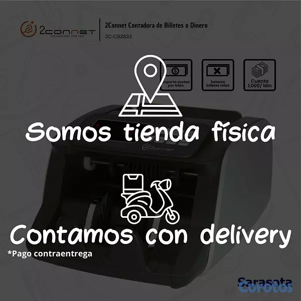 equipos profesionales - 2Connet Contador de Billetes 2