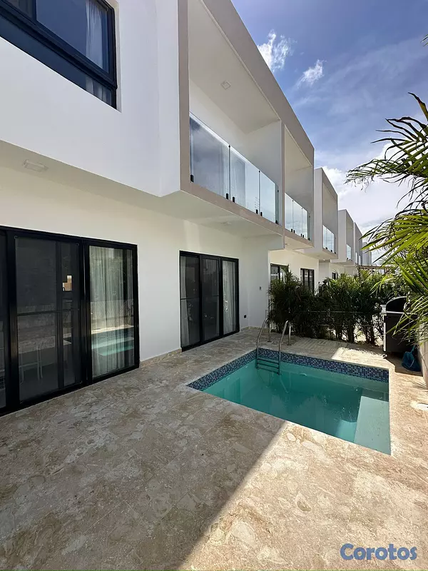 casas vacacionales y villas - Villa Tipo Townhouse Amueblada en renta en Vista c 15