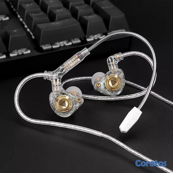 camaras y audio - Cable modular audio c/Mic para gaming QKZ Q7-Max 7
