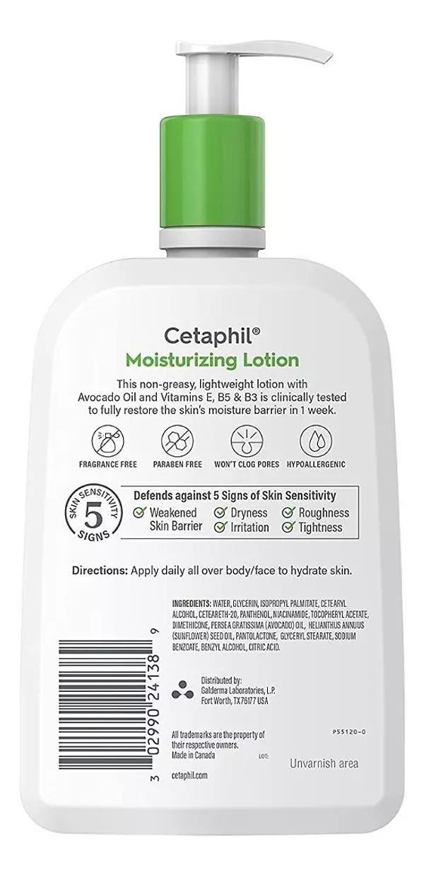 Salud y Equipamiento Médico - Crema Cetaphil Hidratante 20 Oz 2