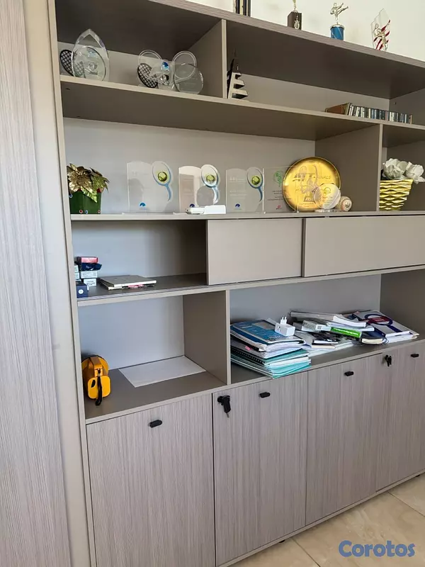 muebles y colchones - De oportunidad Estante  Ejecutivo y Escritorio tipo L para Oficina  2