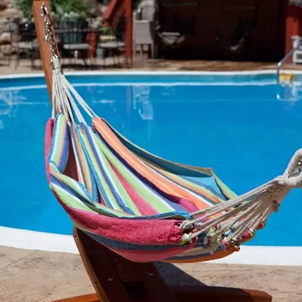 herramientas, jardines y exterior - Hamaca Incluye Bolso Para Guardar Viaje Tour Playa Vacaciones 3