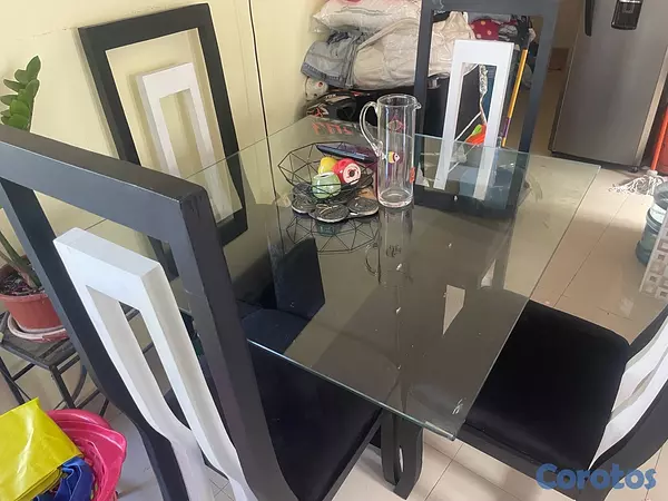 muebles y colchones - Comedor de 4 sillas  4