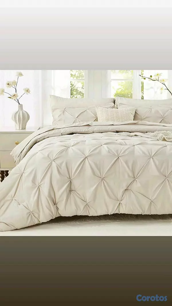 decoración y accesorios - Set de Colchas Queen Importados, Nuevos en su Empaque  6