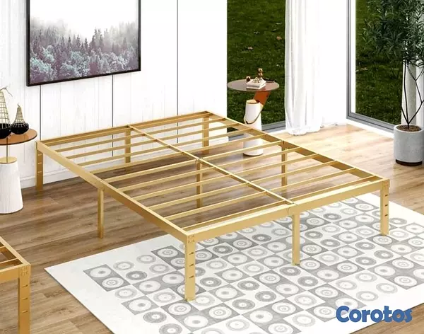muebles y colchones - BASE DE CAMA EN HIERRO GALVANIZADO EN ALGERICH TODO EN HIERROS 1