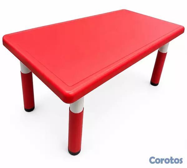 muebles y colchones - Mesa roja pequeña