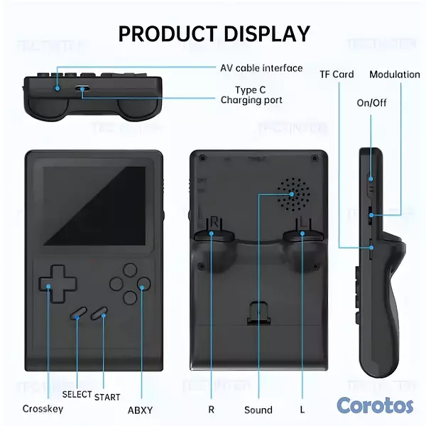 consolas y videojuegos - 🎮 Consola Portátil Game BOX GB300 6000 Juegos - Se 10