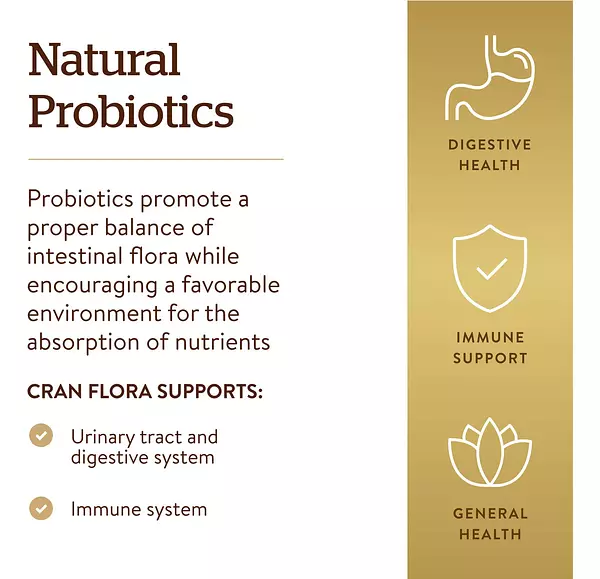 Salud y Equipamiento Médico - Solgar Cran Flora Con Probioticos Plus Ester-c 60 Capsulas 3