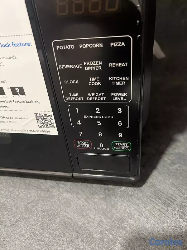 electrodomesticos - Microonda de 0.7 cuft maytag negro  2