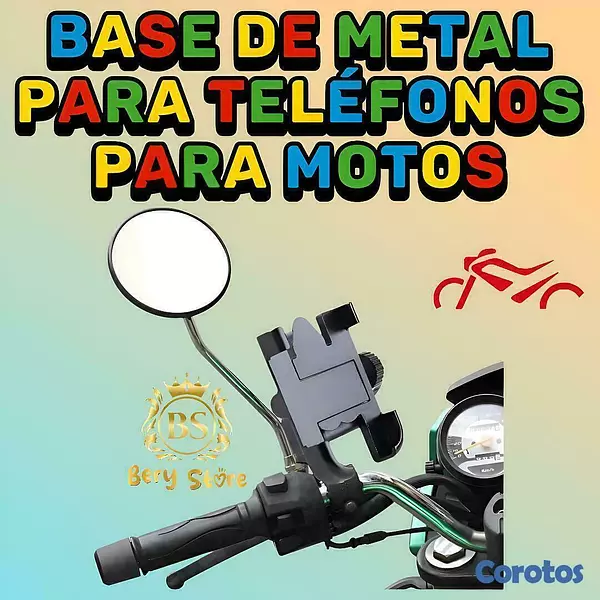 accesorios para vehiculos - 🎀 SOPORTE PARA CELULAR PARA MOTO | SOPORTE DE METAL PARA CELULAR PARA MOTO |  5