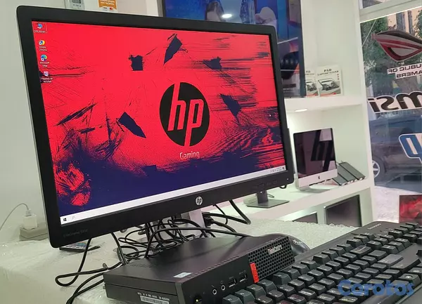 computadoras y laptops - Combo Monitor 24 Pulg Cpu lenovo Core i7 7ma Gen Ram 8gb ddr4 Disco 256gb SSD  2