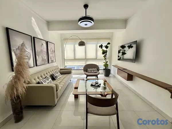 apartamentos - Penthouse tipo loft amueblado en alquiler en Naco 3