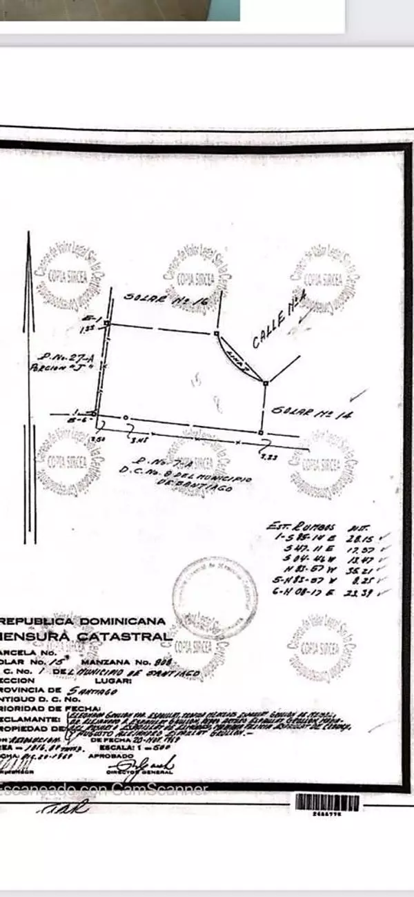 solares y terrenos - Solar de 1,100 metros, La Esmeralda, Santiago 1