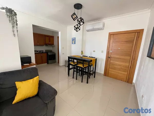 apartamentos - Aparta estudio amueblado con gran terraza privada  5
