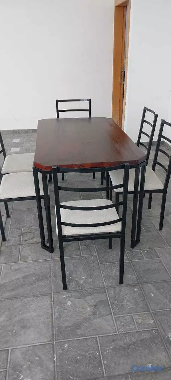 muebles y colchones - Juego de comedor moderno – como nuevo 5