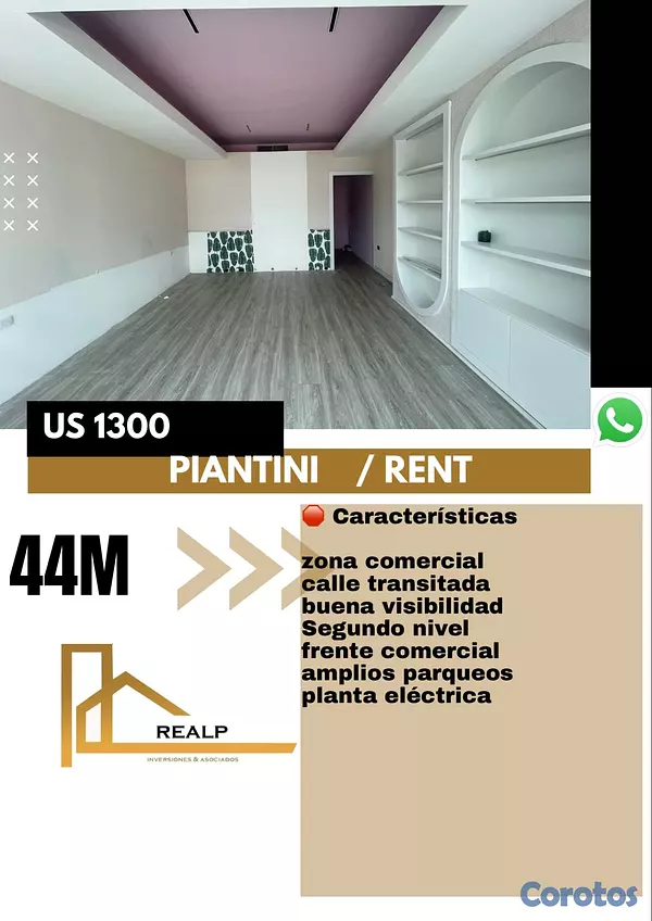oficinas y locales comerciales - Alquiler local en Piantini  1