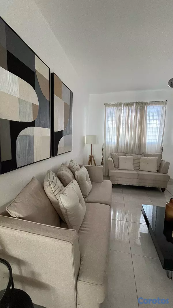 muebles y colchones - Juego de Sofás Beige Modernos (2 piezas) 2