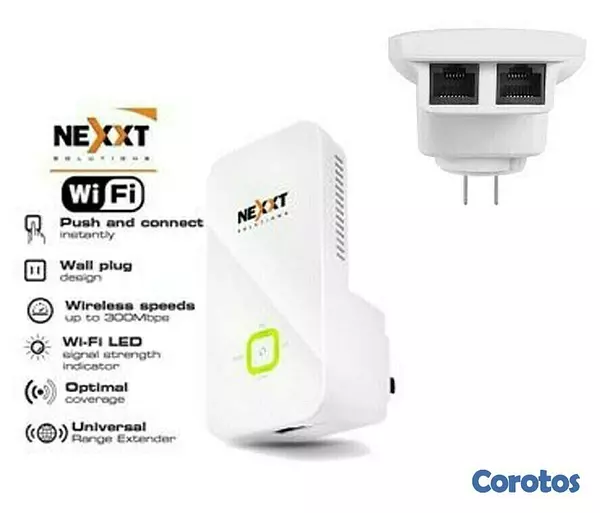 computadoras y laptops - REPETIDOR NEXXT KRONOS 301 WIRELESS AP, RANGE EXTENDER, DIRECTO A LA PARED 3