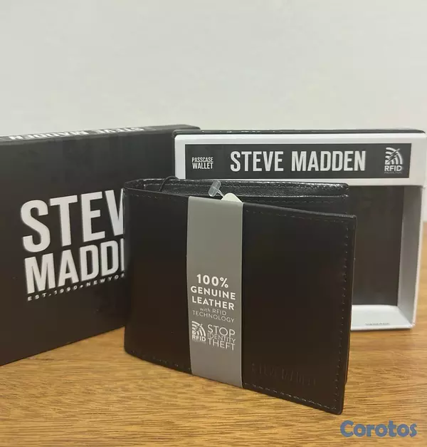 carteras y maletas - Billetera Steve Madden 100% Leather Nueva 2