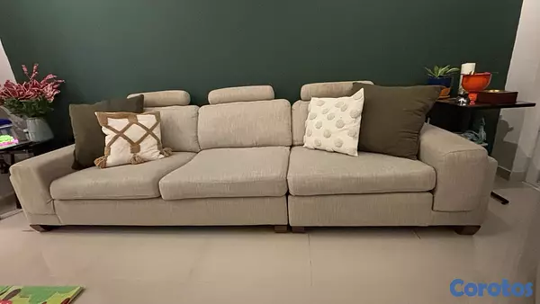 muebles y colchones - Mueble para sala con otoman  2