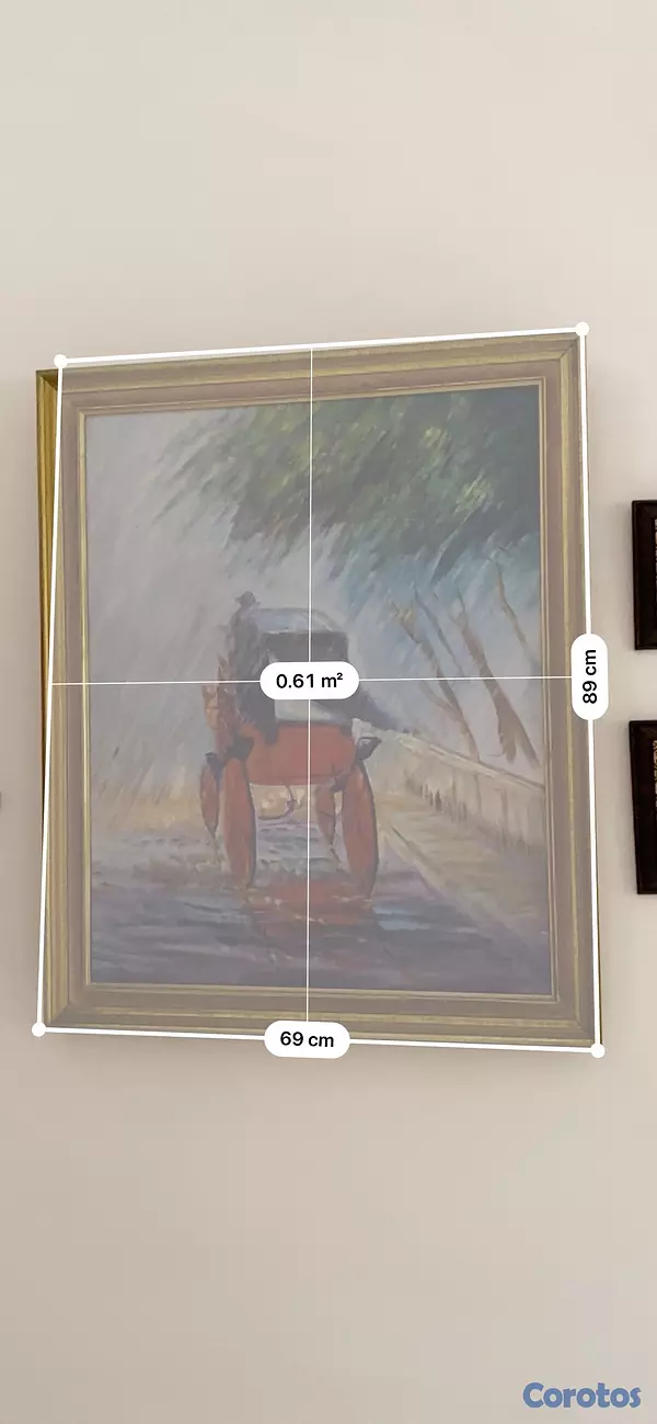 decoración y accesorios - cuadros antiguos de pintores conocidos del país  5