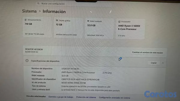 computadoras y laptops - VENDO O CAMBIO POR PS5 MAS DIFERENCIA A MI FAVOR. 9